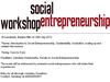 Social Entrepreneurship Workshop
